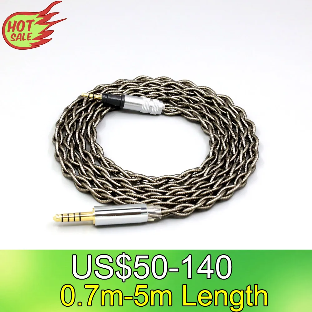 

99% Pure Silver Palladium + Graphene Gold Earphone Shielding Cable For Sennheiser Momentum 1.0 2.0 Headphone LN008693