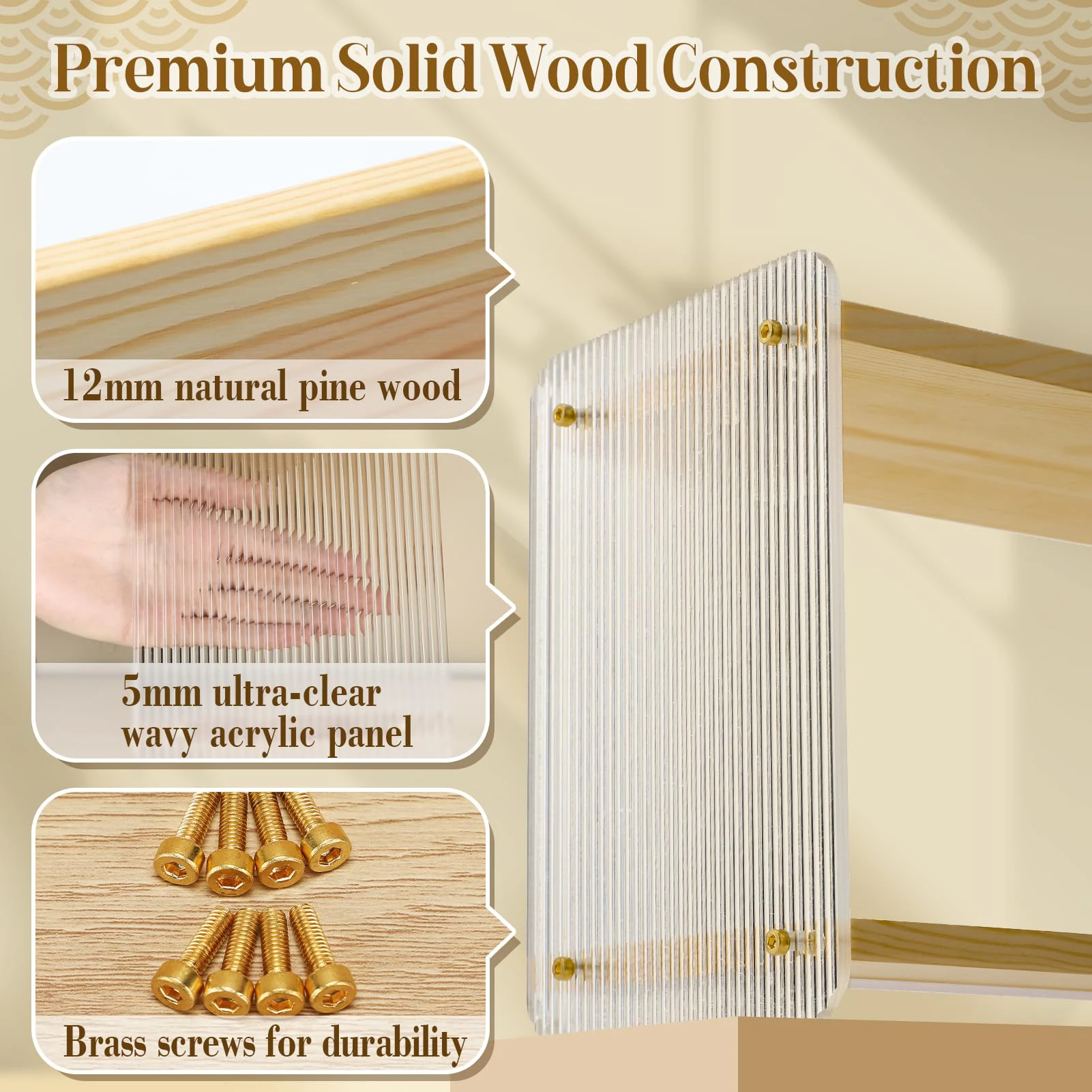 

1/2 Tiers Storage Rack Durable Wooden Storage Rack For Cup Aromatherapy Skincare Cosmetics Multifunctional Organizer Holders