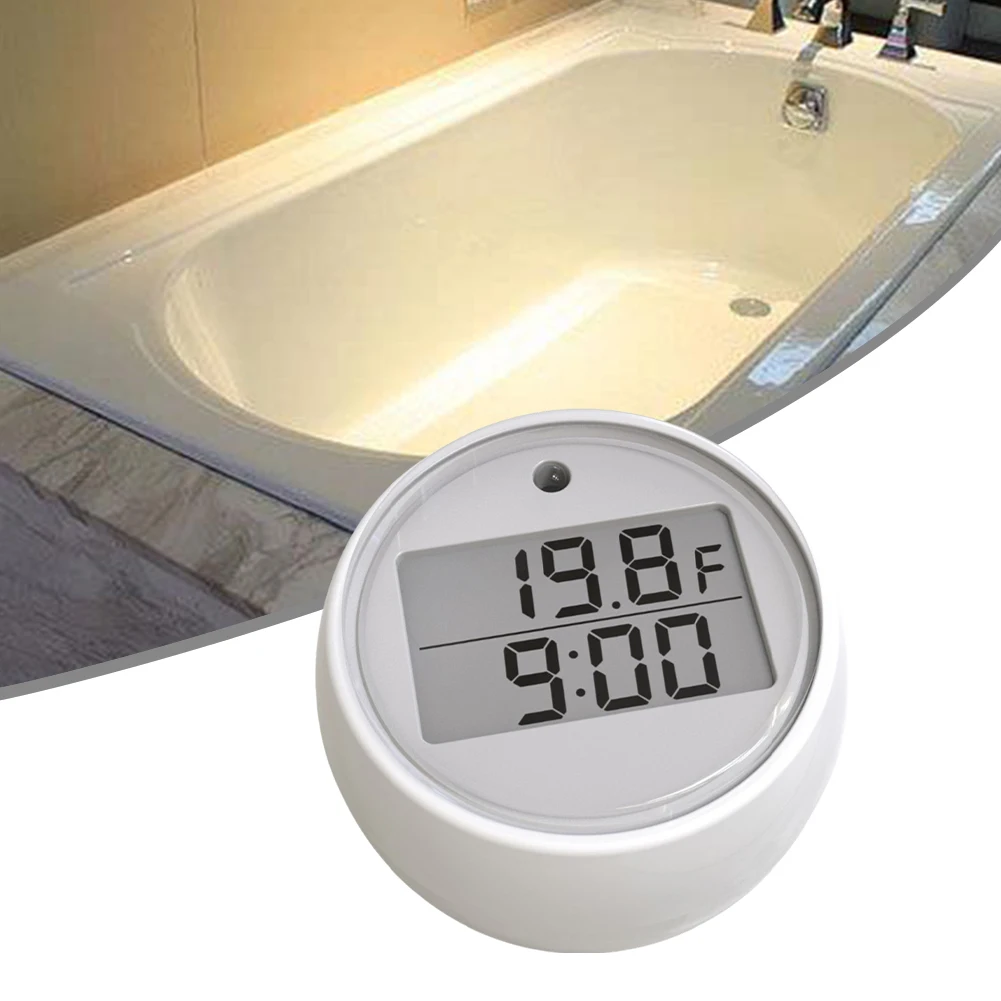 Termómetro de agua flotante de recuperación postexercice Temporizador automático Termómetro Temporizador automático para baño de hielo Temperatura máxima 70
