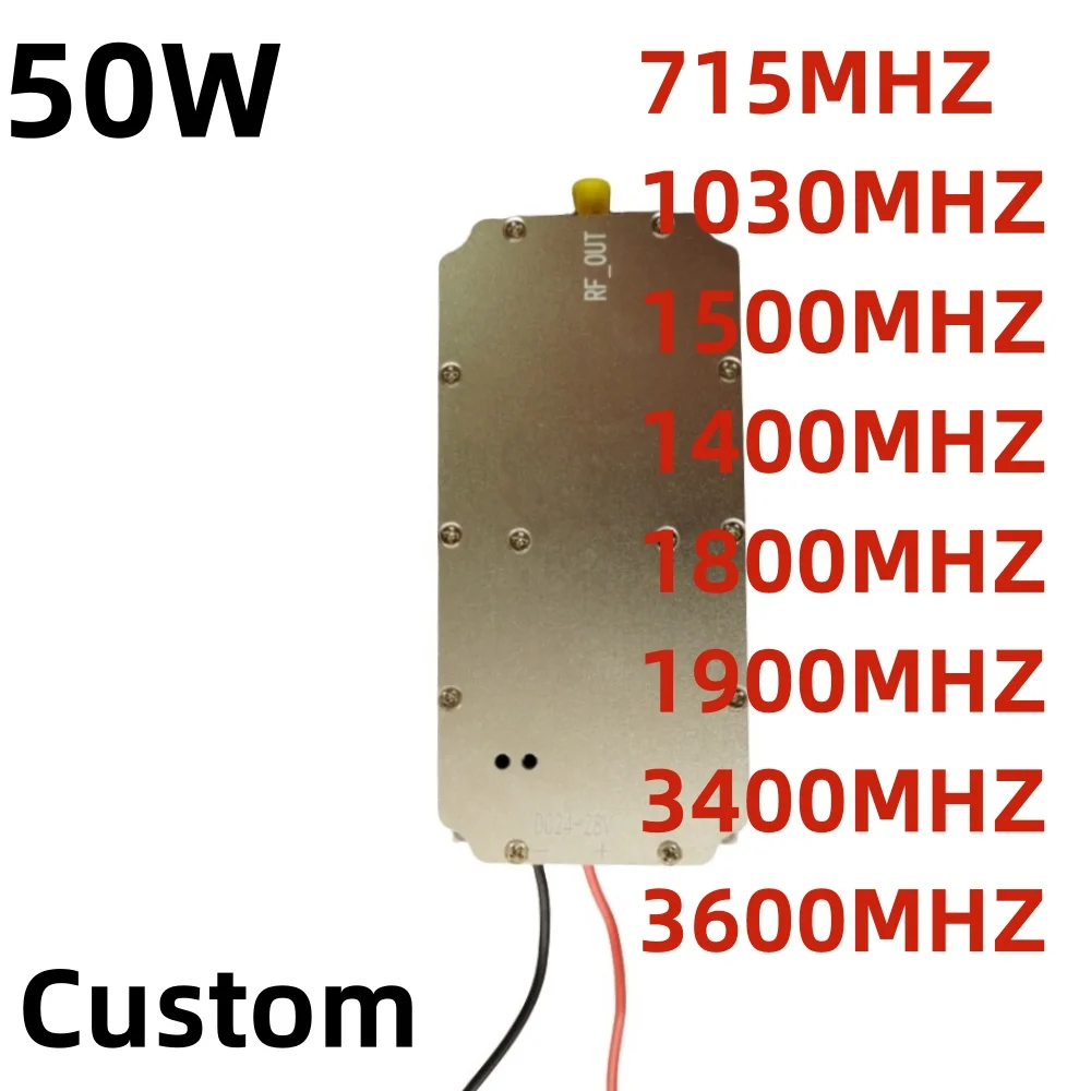 50W 715MHZ 1030MHZ 1200MHZ 1400MHZ 1500MHZ 3400MHZ 1800MHZ 1900MHZ3600MHZ Module Amplifier Noise Generator