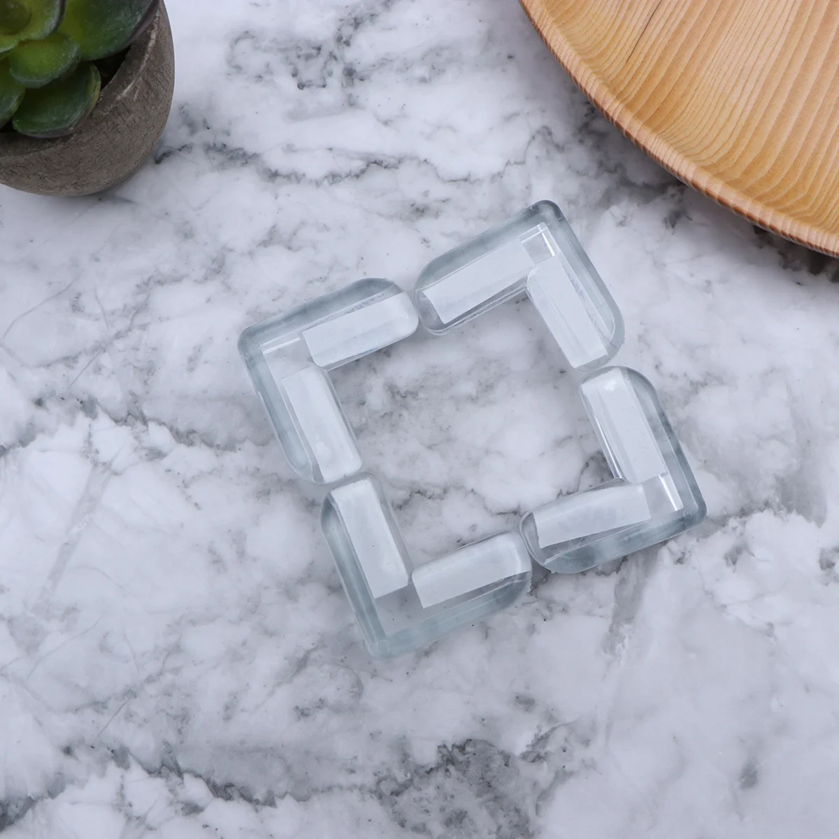 12Pcs Baby Safety Corner Protectors L-Shaped Double Layer Anti-Collision Guards for Furniture Table Bed Stair Kids Child