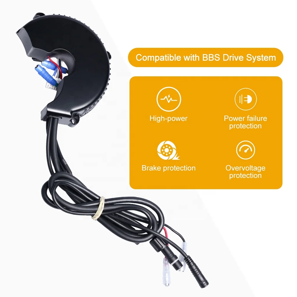Bafang UART Mid Motor Controller Ebike Bafang Controller BBS02 25A 48v 750w Mid Drive Motor Controller for Electric Bicycle