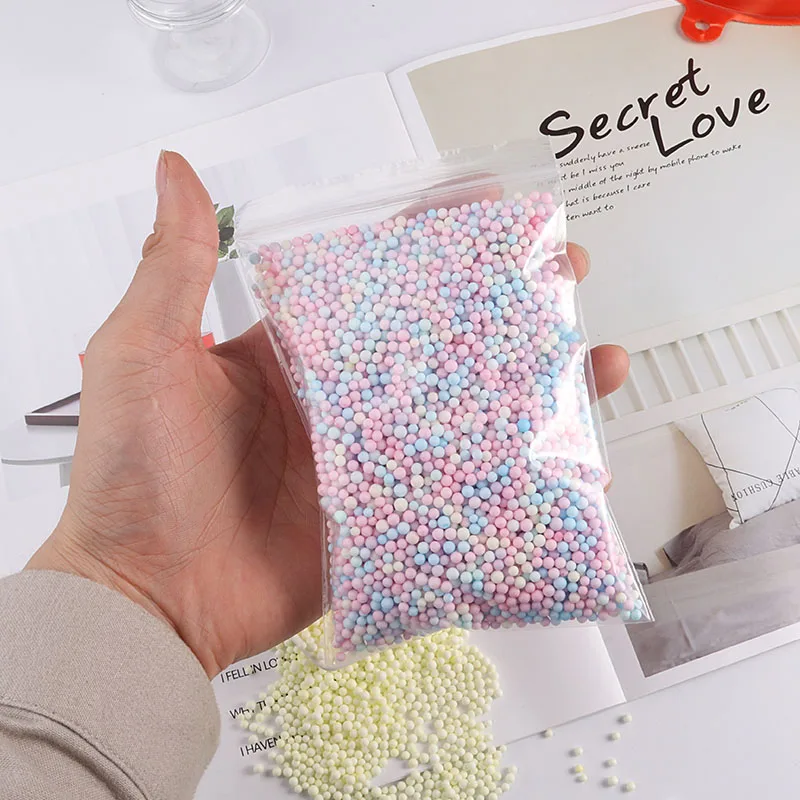 Multi Color Foam Balls Mini Beads Polystyrene Styrofoam Filler Bubble Ball DIY Wedding Craft Christma Party Decoration 2-4/4-6mm