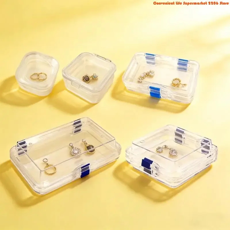 Q5WE Modern Minimalists Clear Jewelry Holder With ABS Closure For Retail And Storage