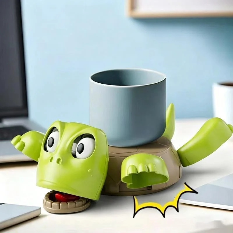 Kids Quirky Toys - Funny Turtle Push Coaster Pop Eye