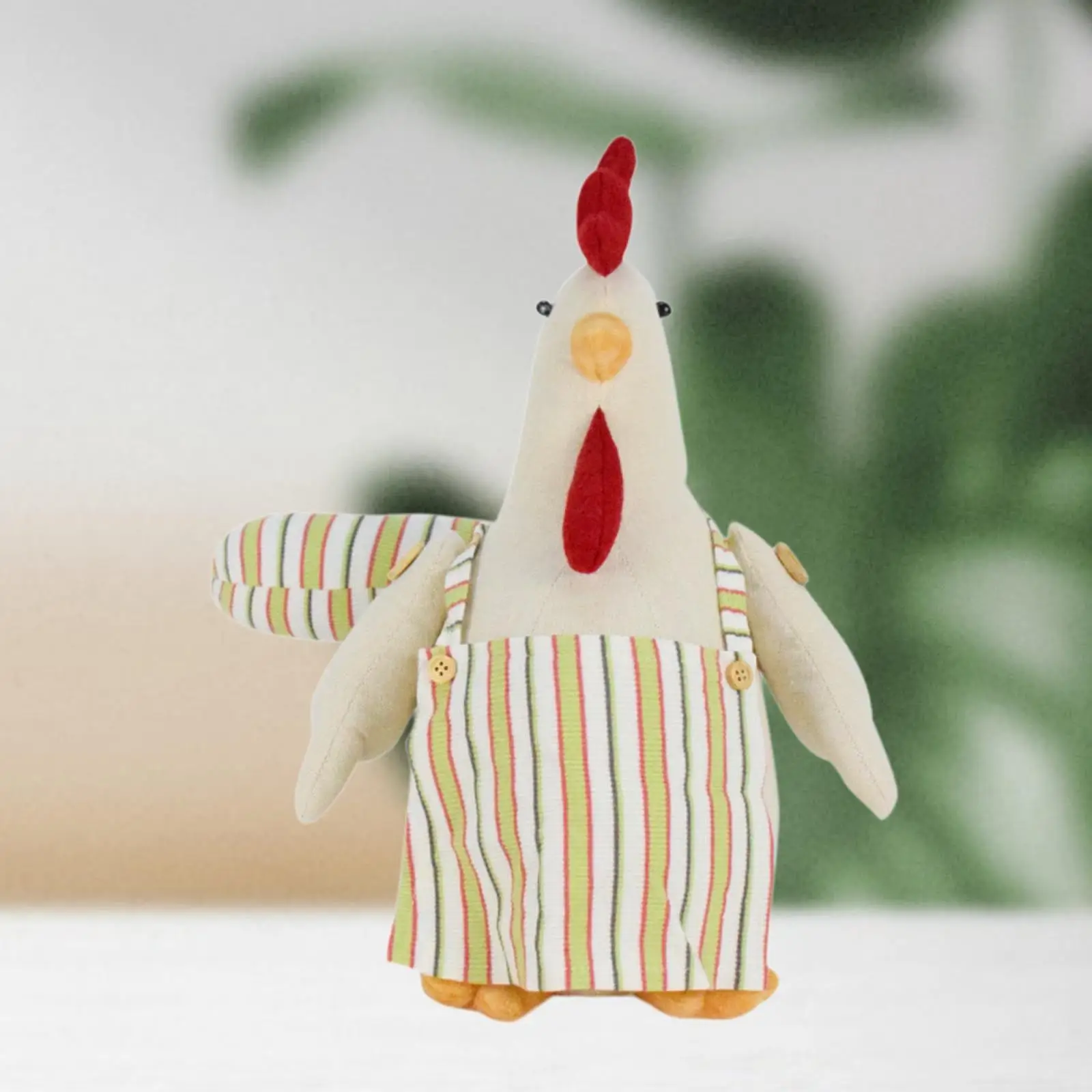 Rooster Stuffed Toy Nursery Room Decor Rooster Ornament Cute Soft Ideal Gift Plushie Home Decoration for Easter Playroom Bedroom