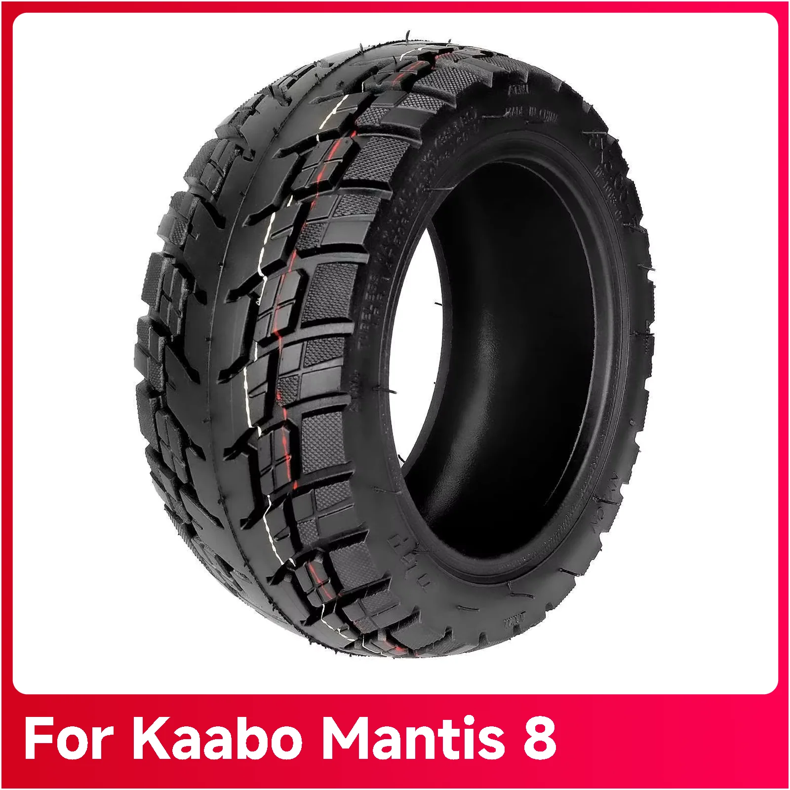 إطار فراغي للطرق الوعرة لدراجة كابو مانتيس 8 الكهربائية ، أجزاء الإطارات بدون أنبوبي ، بدون أنبوبي 8x3.0-5 ، 8 in ، 7.5 in