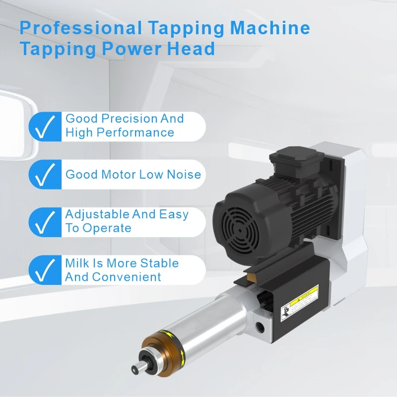 

Low Noise Gear Driven Tapping Power Unit RHPT-74 Tapping Power Head For Progressing Screw Thread