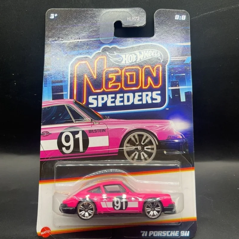 New Sale Hot Wheels Neon Speeders Diecast Car Model 1 64 Scale Alloy Inertia Hlj72 Collectible Toy Vehicle Model Car Gift