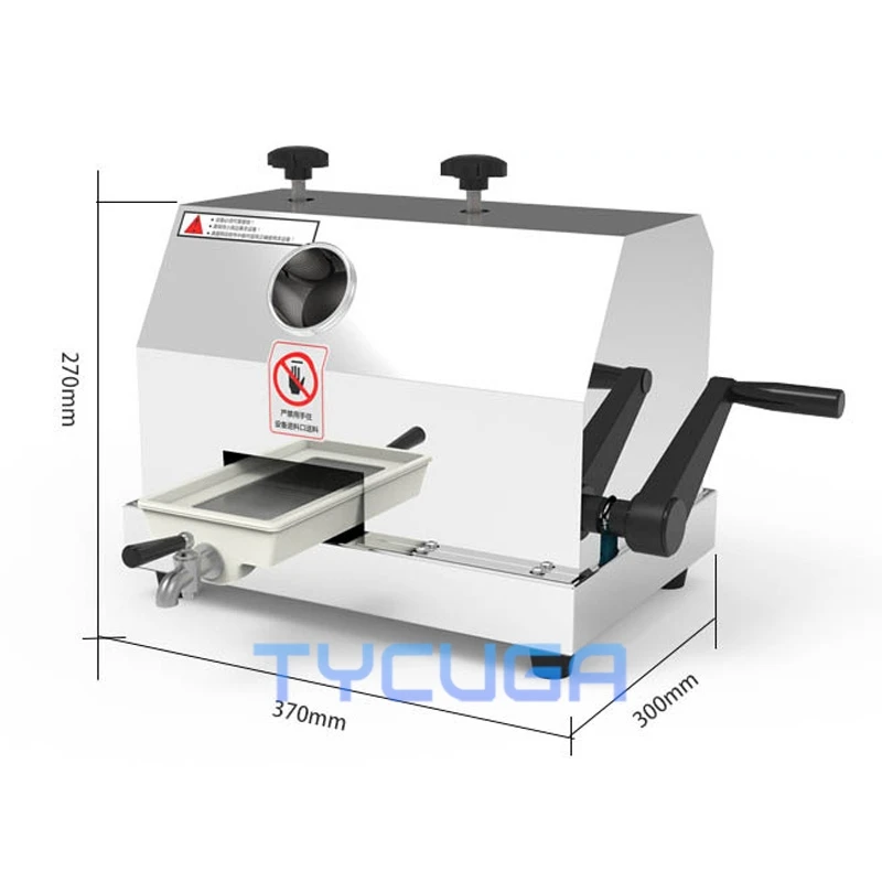 عصارة قصب السكر التجارية اليدوية المصنوعة من الفولاذ المقاوم للصدأ آلة عصير قصب السكر اليدوية مستخرج عصير الفاكهة سعة كبيرة