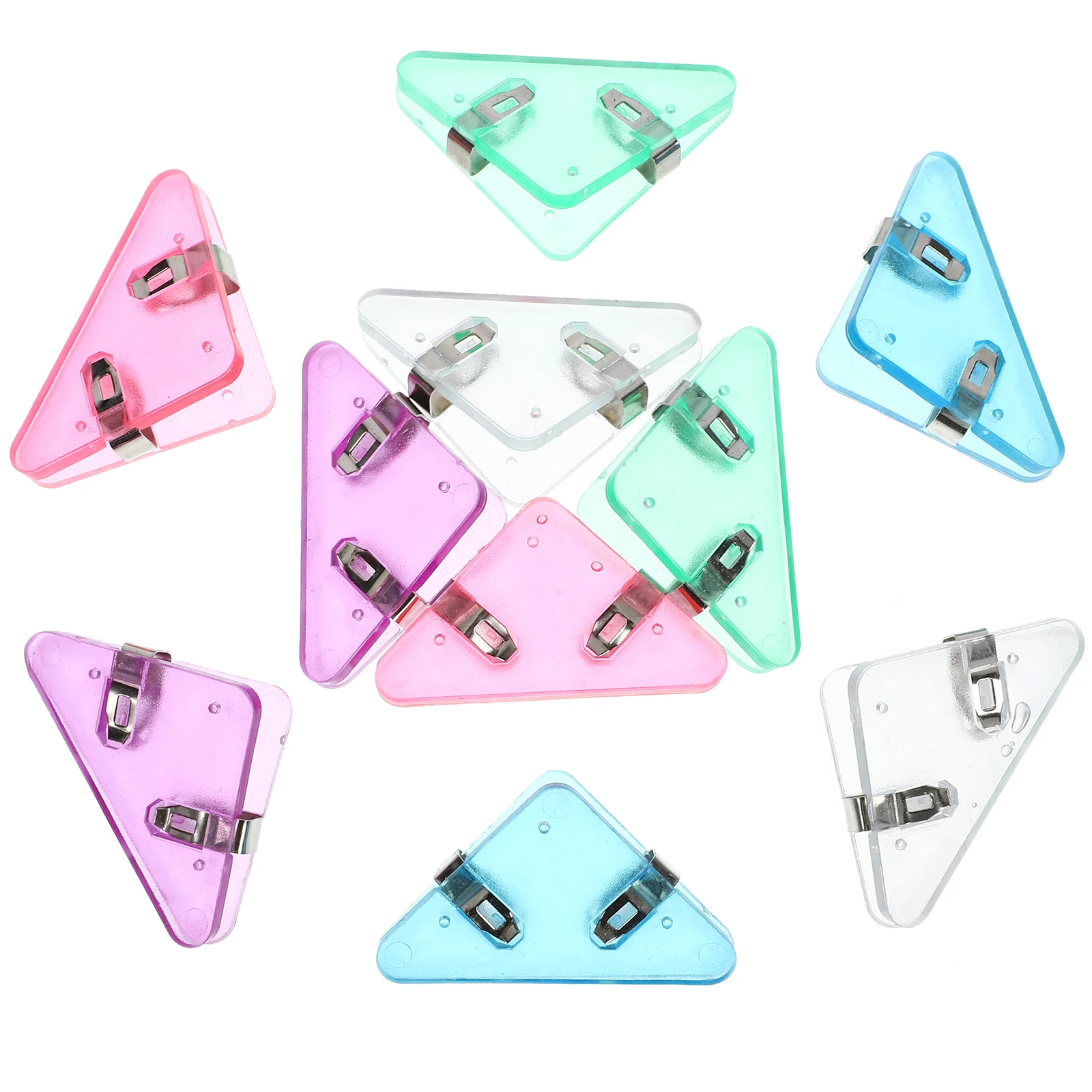 10 Pcs Binders Stationery Storage Clip Multi-function Picture Clamps Folder Office Paper Clips