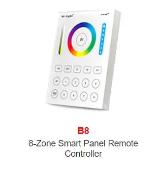 Imagem -02 - Miboxer-controle Remoto Leve mi Light b0 b1 b2 b3 b4 b8 t1 t2 t3 t4 Brilho ct Rgb Rgbw Rgb Mais Cct Controle Remoto com Painel Inteligente Dimmer Portátil