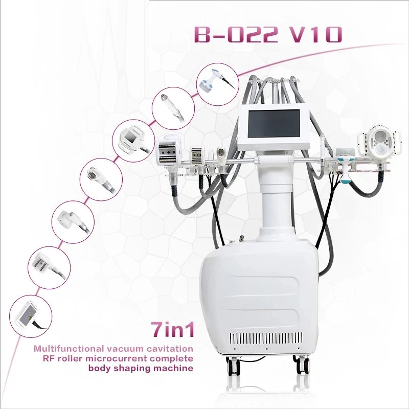 V10 Multifunctional VELABODY SHAPE Body Slimming Cavitation Cellulite Fat Removal Vacuum Roller Eye Care Weight Loss Machine