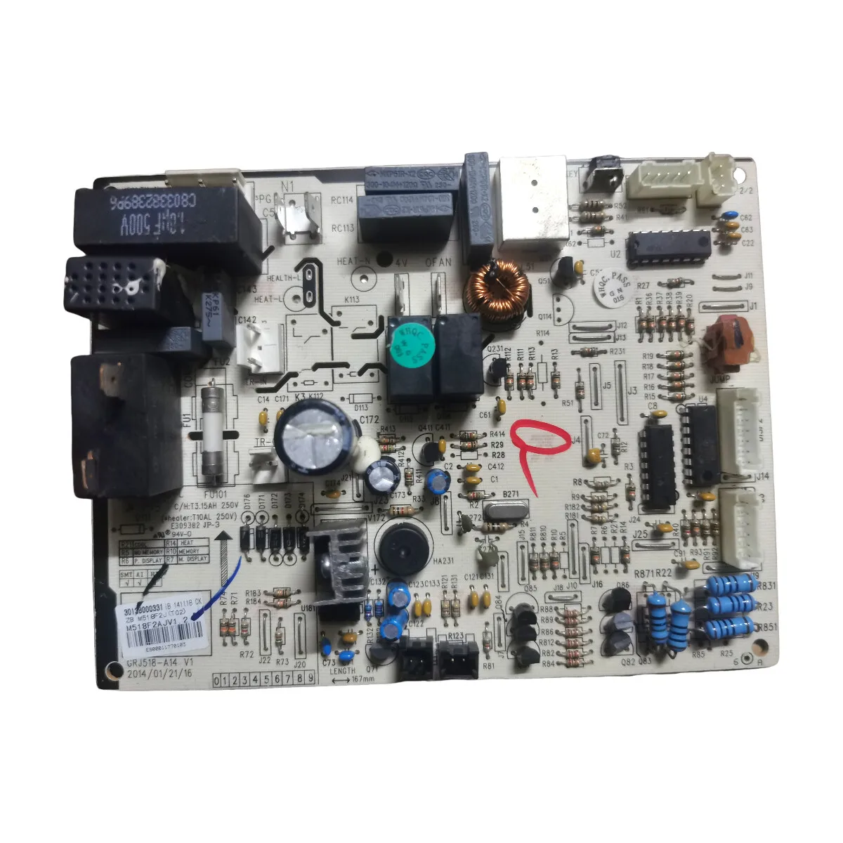 utilisé pour la carte d'ordinateur de climatisation GREE 30138000331   Pièce de climatisation M518F2J(TO2)