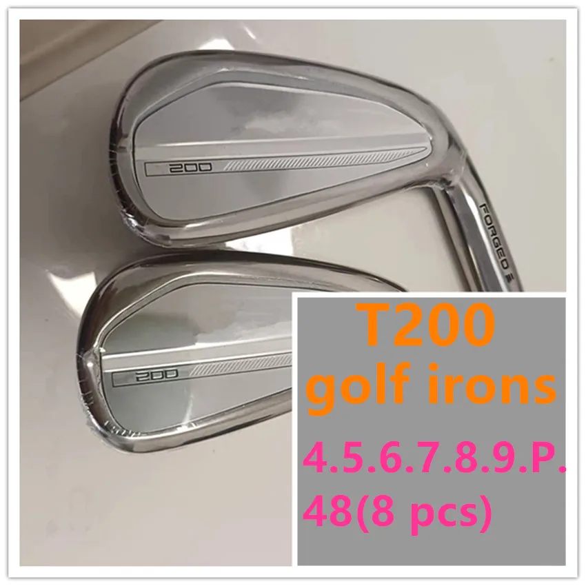

Men's 200 Golf Clubs silvery T200 Golf Irons 8pcs 4-9P48 R/S/SR Flex Steel/Graphite Shaft Assemble With Head Cover