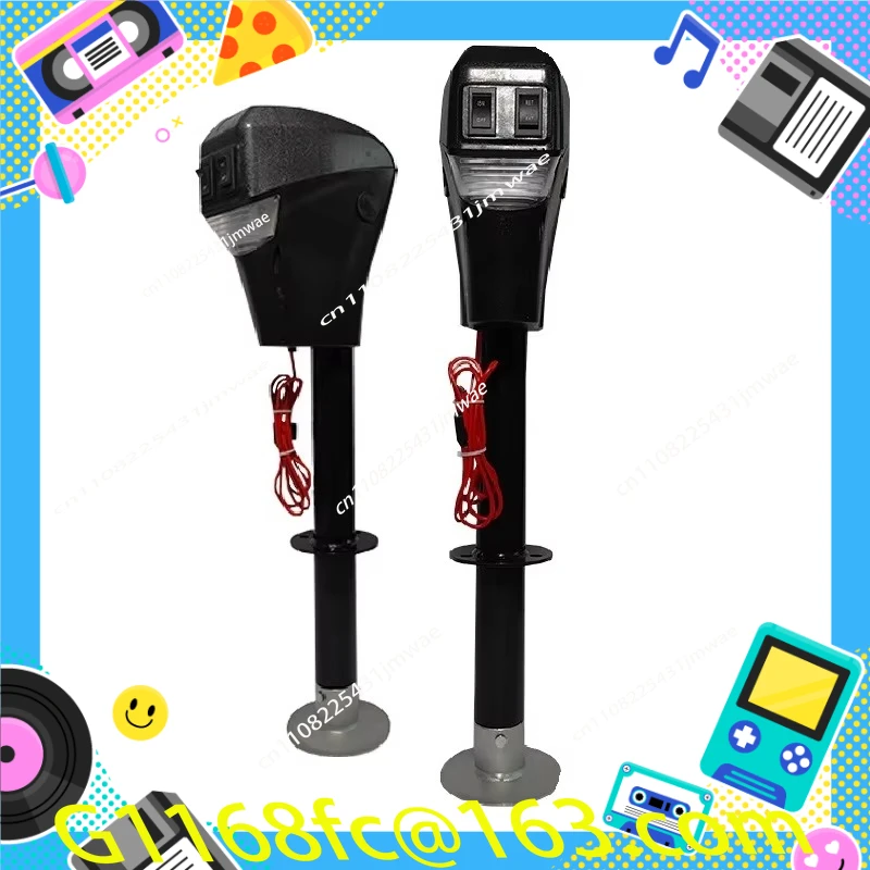 3500 Lb 18 Vertical Range 30 Amp Power Electric Tongue Jack