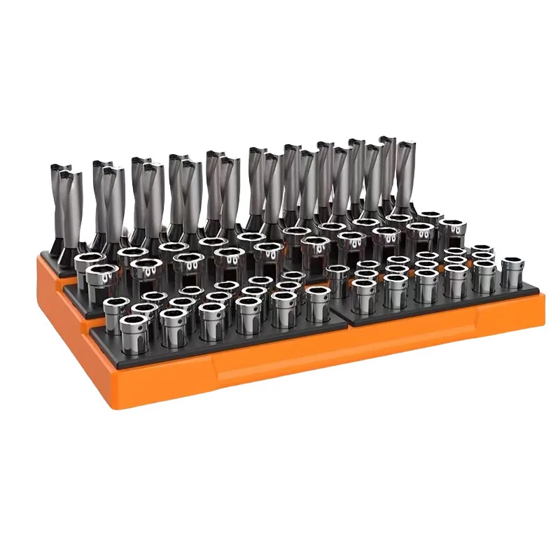 U drill storage case Drill bits container ER20 ER25 ER32 collet storage rack Collecting box CNC Machine Parts organizer