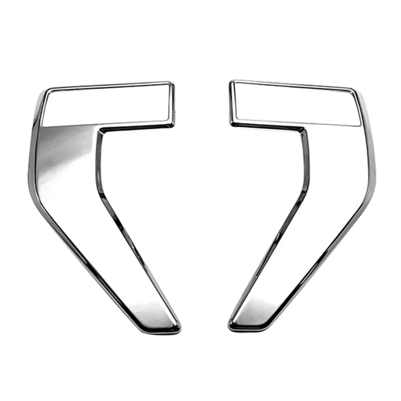 

Classy-1 Pair Side Air Outlet Fender Grille Cover Auto Exterior Accessories Car Chrome For Ford F150 2020 2021