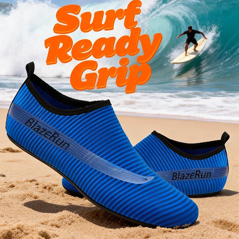 Slip-on Water Shoes for Women Men Swim Aqua Socks Beach Pool Barefoot Surf River Boat Kayak Sea Yoga Sand Exercise Sport