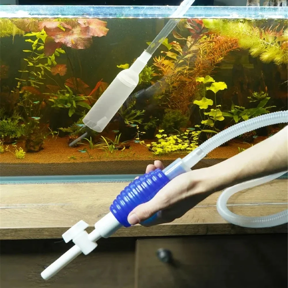 Water Absorber Manual Sand Washer Durable Lengthening And Thickening Fish Tank Cleaning Tool Suction Toilet Aquarium Supplies