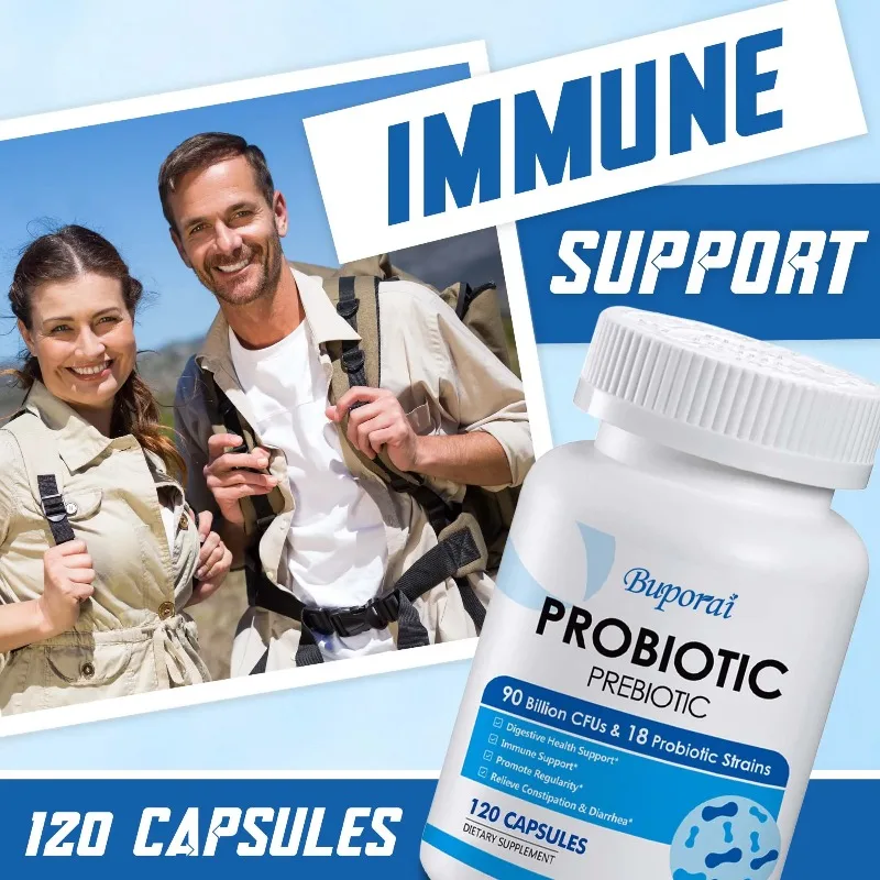 

Пробиотики 90 миллиардов CFU - способствует здоровью пищеварительной и водосточной железы, обмену веществ, повышает поглощение питательных веществ, повышает иммунитет