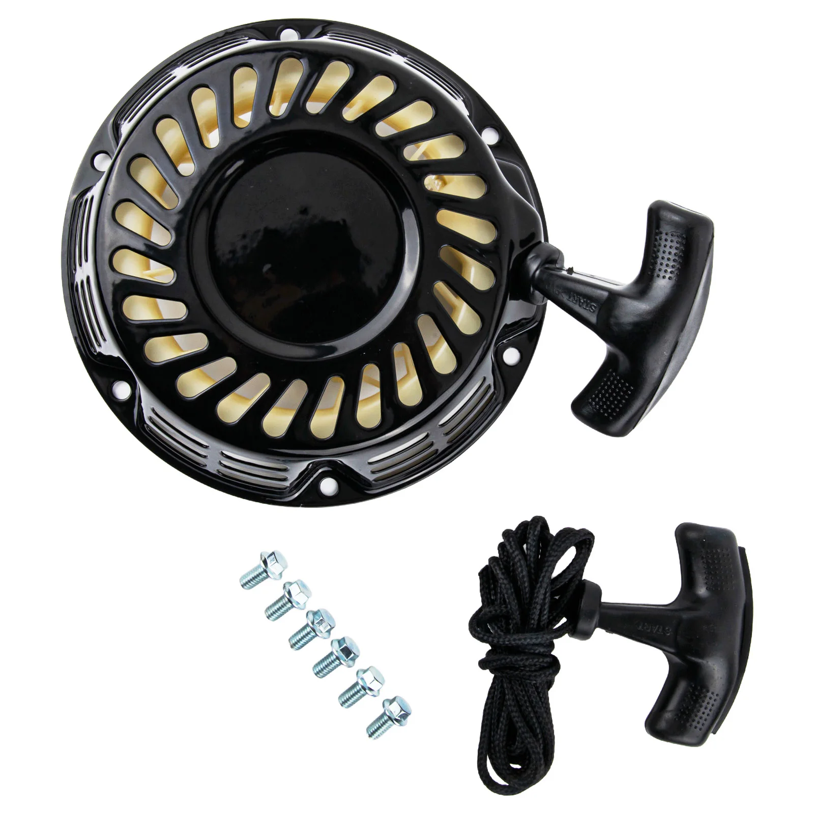 مجموعة أدوات بادئ الارتداد عالية الأداء للدراجات الصغيرة 196cc 5 5hp تتضمن حبلًا احتياطيًا ومسامير تركيب