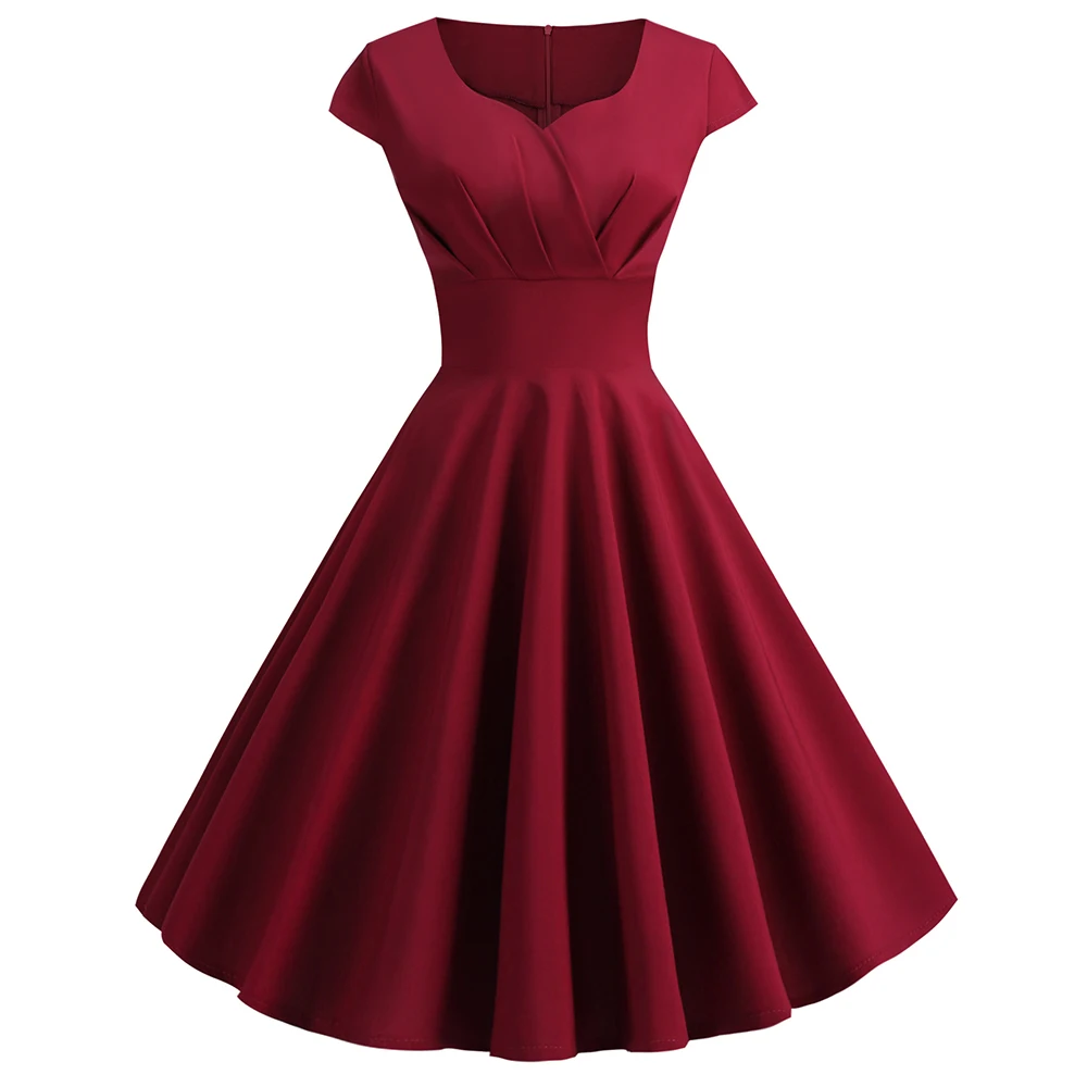 Mode offre spéciale femmes robe dames robes Vintage 50s 50s 60s robe de bal doux balançoire robes Cocktail confortable