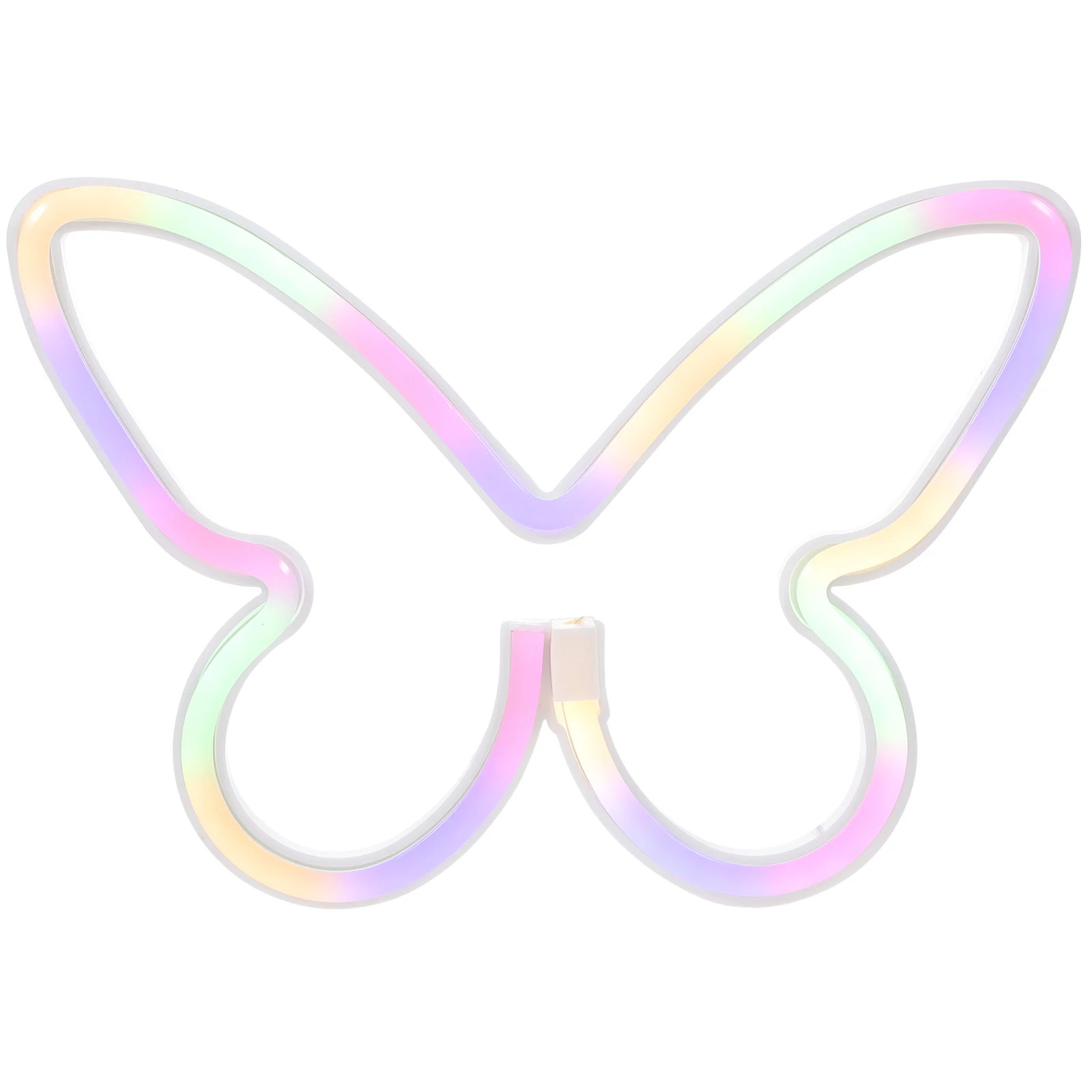 

Butterfly Shape Night Light Decorative LED Neon Lamp Plastic Bedroom Teen Girl USB Powered Compact Lightweight