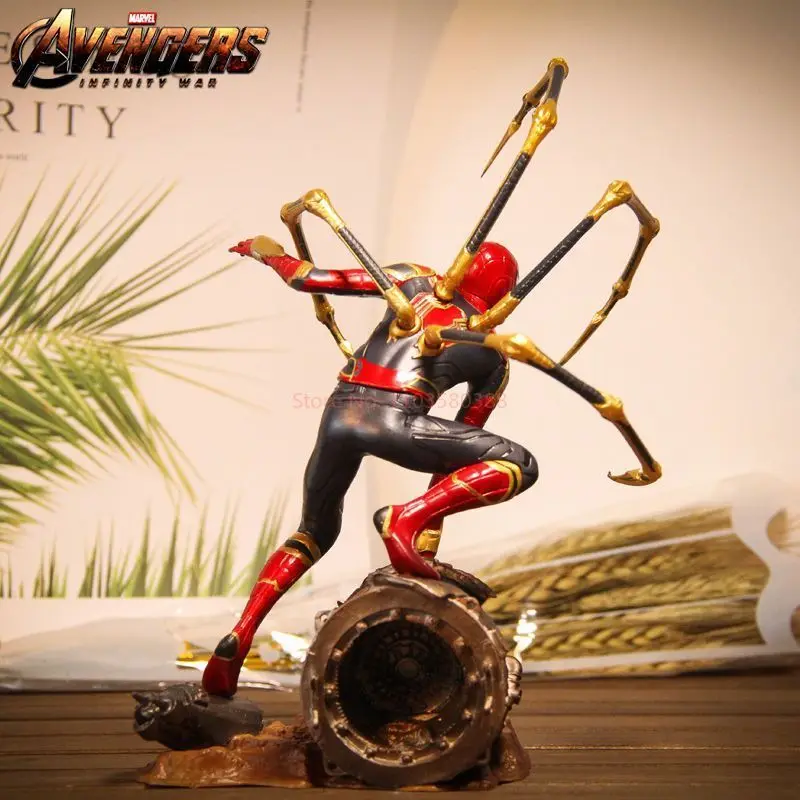 Marvel Spider-Man: No Way Home Action Figure Standing and Squatting Anime Figures Collection Desk Ornament Toy Boy هدية عيد ميلاد