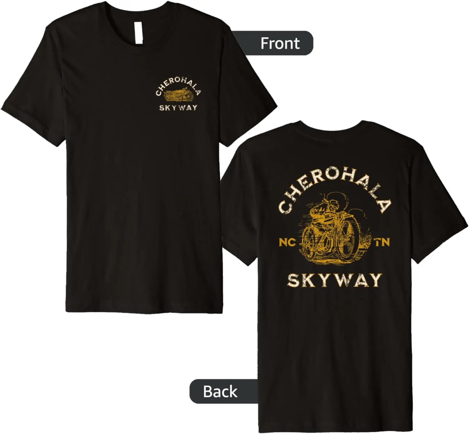

Cherohala Skyway NC TN USA Motorcycle Design Premium T-Shirt Motorcycle
