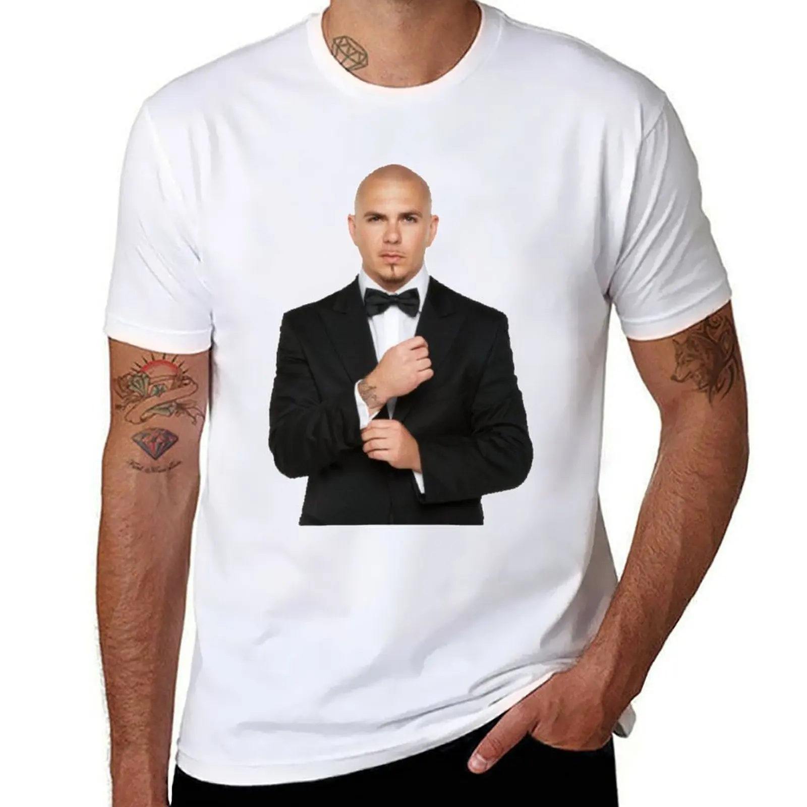 

Pitbull singer T-Shirt mens graphic t shirts man t shirt graphic T-Shirt