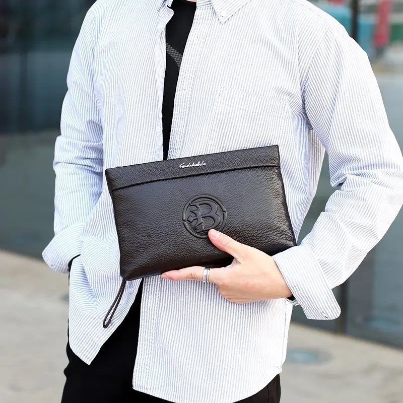 حقيبة يد كلاسيكية للرجال على الموضة من البولي يوريثان حقيبة يد كلاسيكية bolsos para hombre حقيبة مدرب sacoches hommes pochette uomo براثن القابض