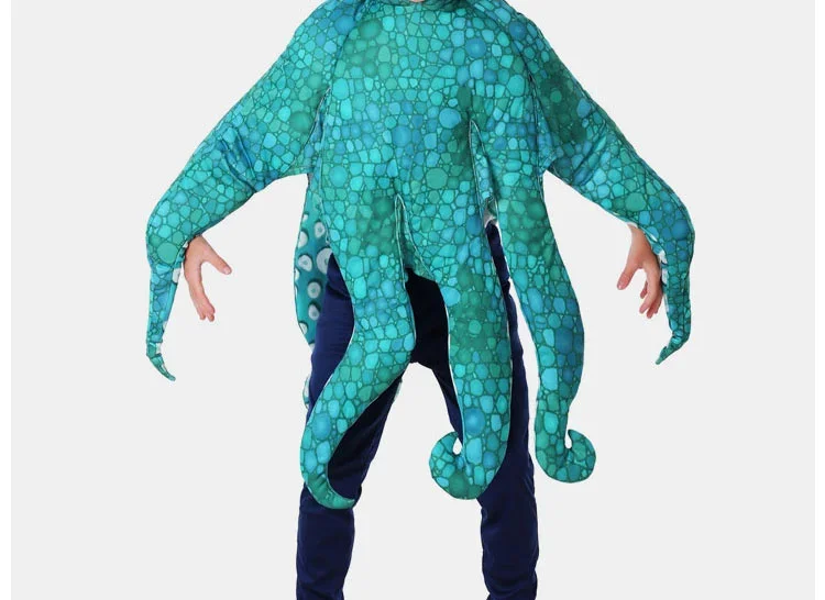 F Fityle Déguisement De Poulpe, Costume D'Animal De Cosplay, Vêtements Pour Femmes Et Hommes, Déguisement à Thème Marin Pour Halloween, Fête