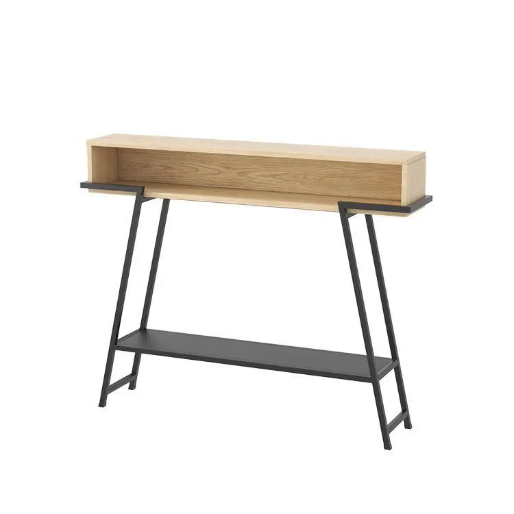 LMM modern entrance table entry simple door side light luxury metal welding cabinet long strip