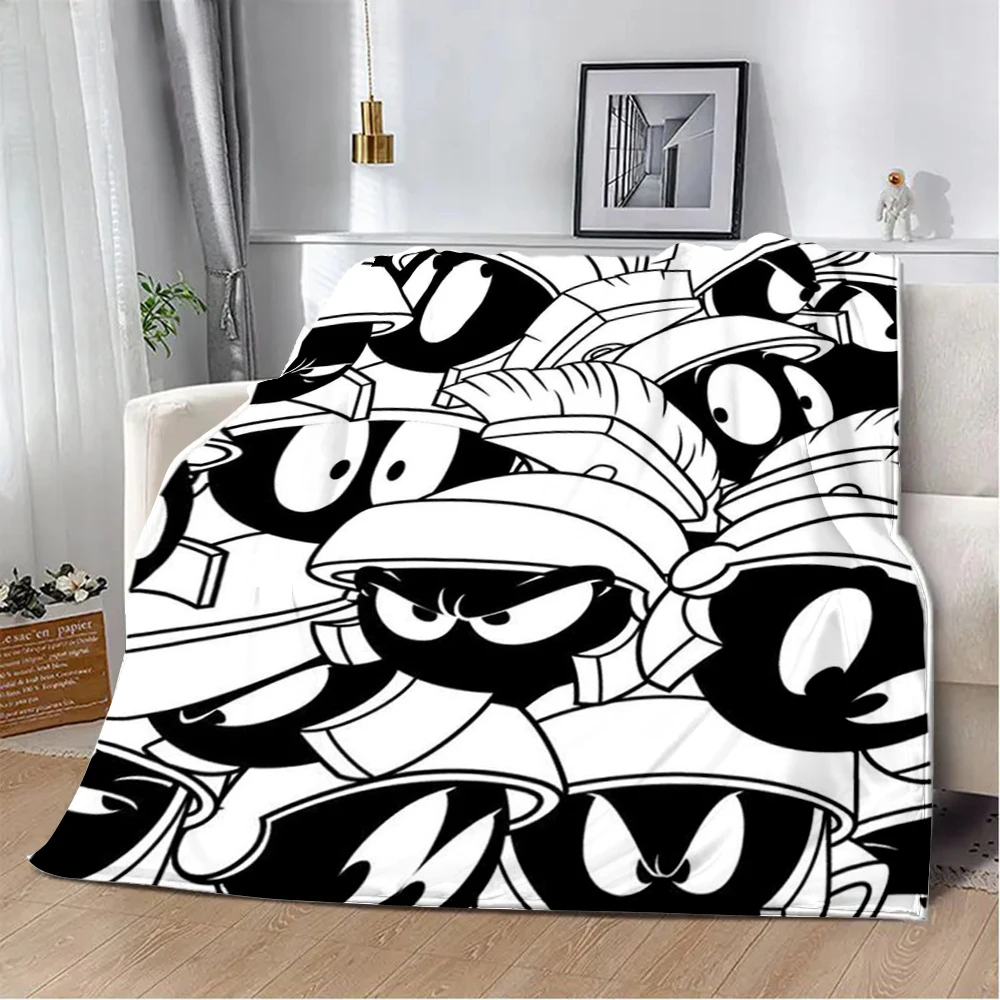 

Cartoon Marvin the Martian Printed Blanket Picnic Blankets Warm Blanket Soft and Comfortable Blanket Home Travel Birthday Gift