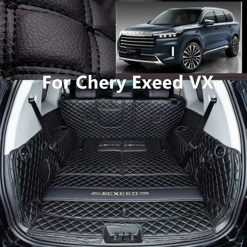 Custom Trunk Mats For Exeed VX 2022 2021 Chery Durable Cargo Liner Carpets Accessories Interior Car Trunk Mat For Chery Exeed VX