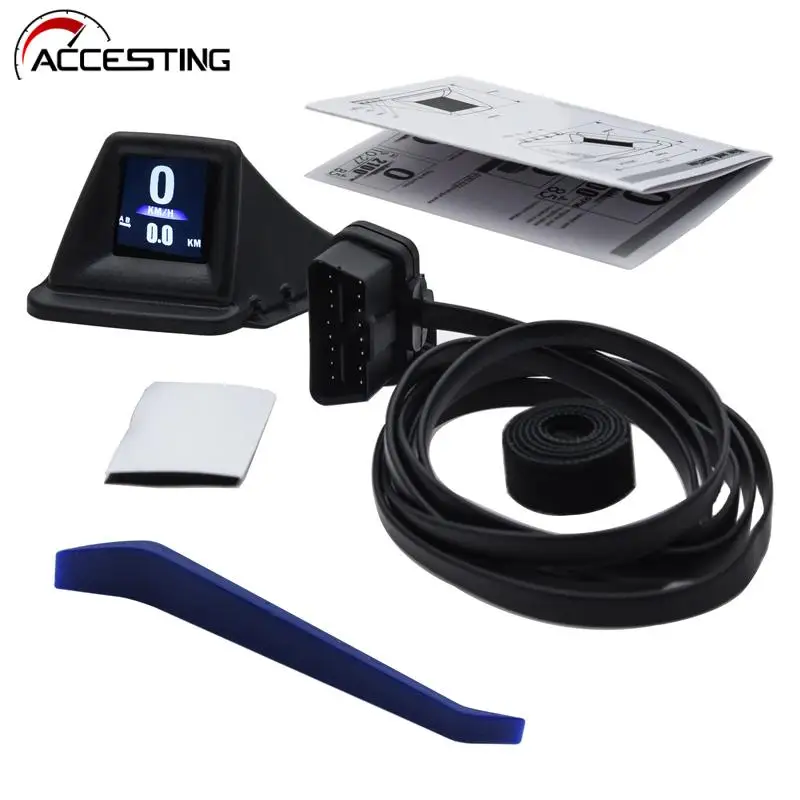 Head UP Display OBD2+GPS On-board Computer RPM Turbo HUD Oil Pressure Water Temp GPS Speedometer Projectors Car Accessories