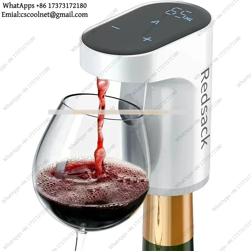 JS02 2026 New Automatic Non-touch Electric Bottle Pump Beverage Whisky Alcohol Dispenser Liquid Pourer Bar Tool