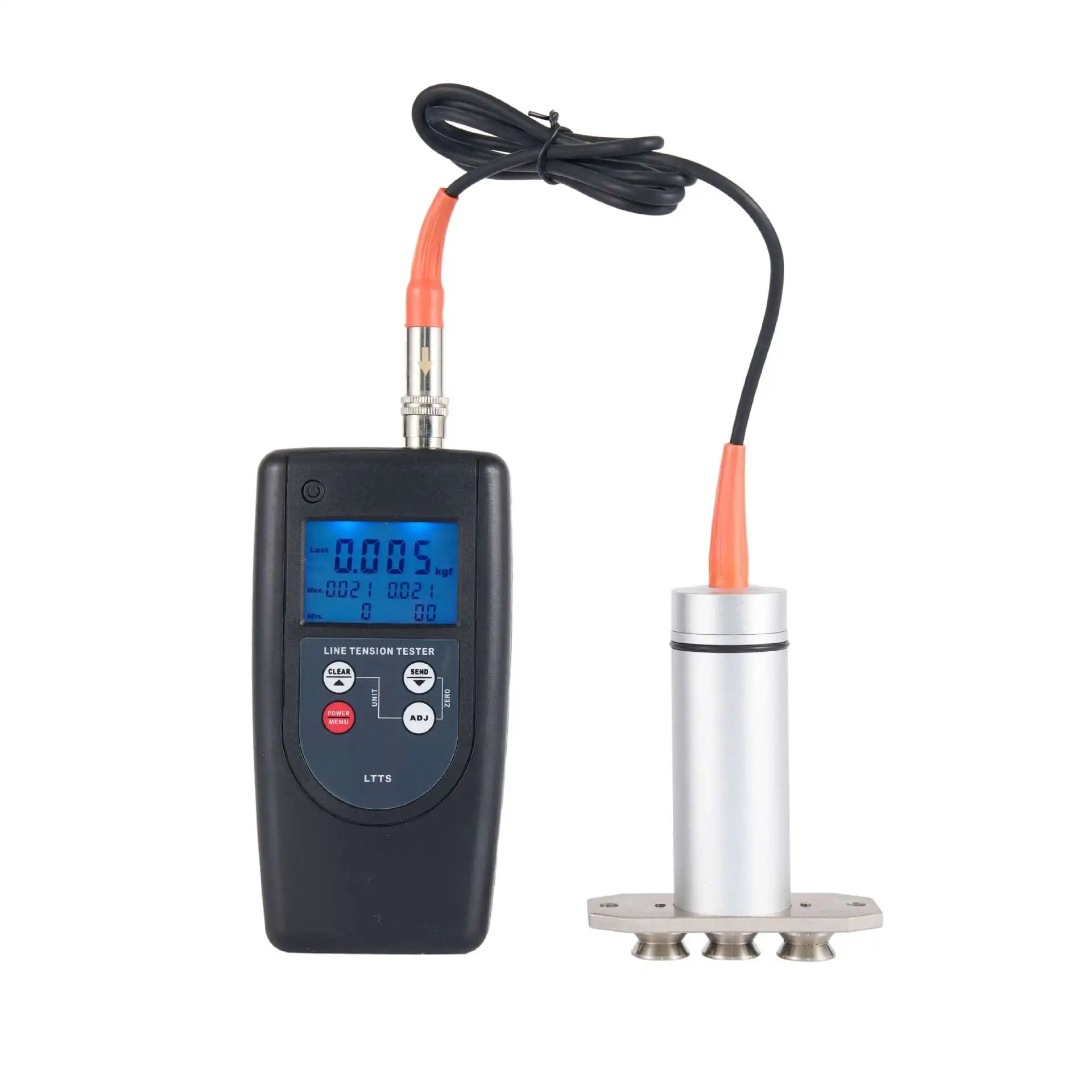 LTTS Handheld Digital Tension Gauge 0‑50KG Tension Measuring Device for Cable, Textile and Steel Wire