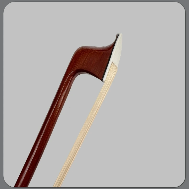 Brazilwood Violin/viola/cello Bow 4/4 3/4 1/2 1/4 1/8 professional Fiddle Bow，natural Siberia white horsehair parts