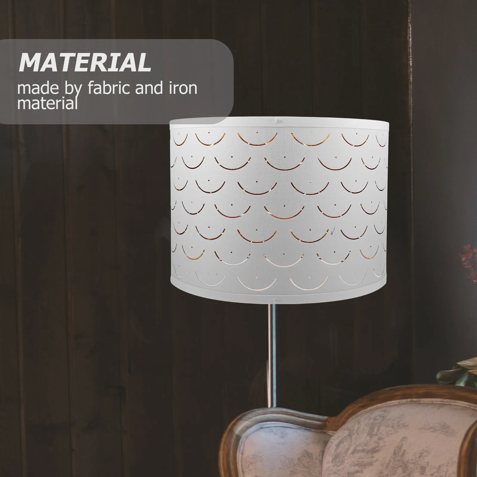 

Fabric Lamp Shade Simple Style Lightweight Replacement for Table Floor Bedside Lamps Modern Home Lighting