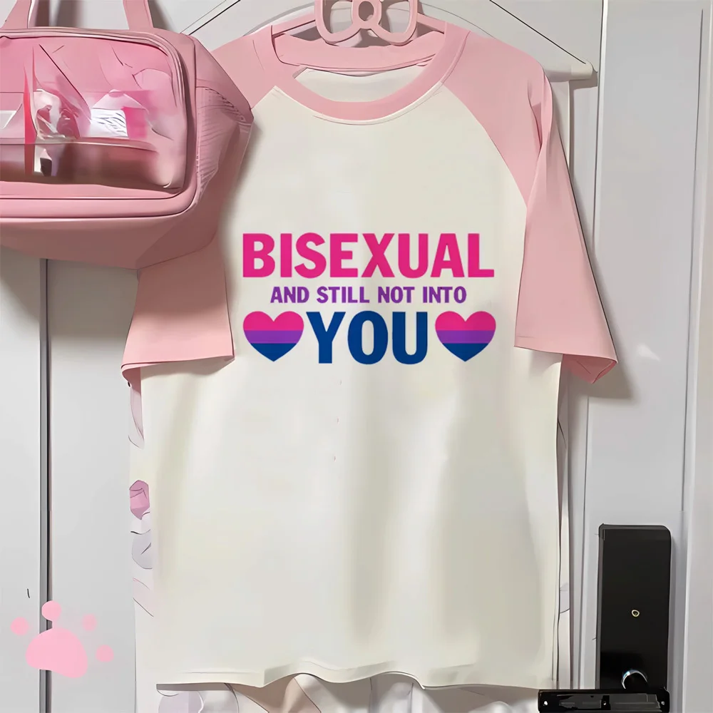 Bisexual t shirt women breathable top girl manga Japanese anime clothes