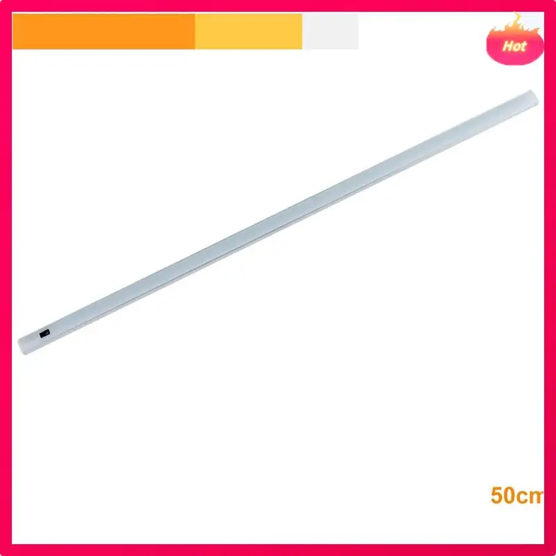 

ABYP 2X 5V USB LED Strip Desk Lamp Hand Switch Motion Sensor Lamp Study Room Under Cabinet Lights 50Cm Warm Light