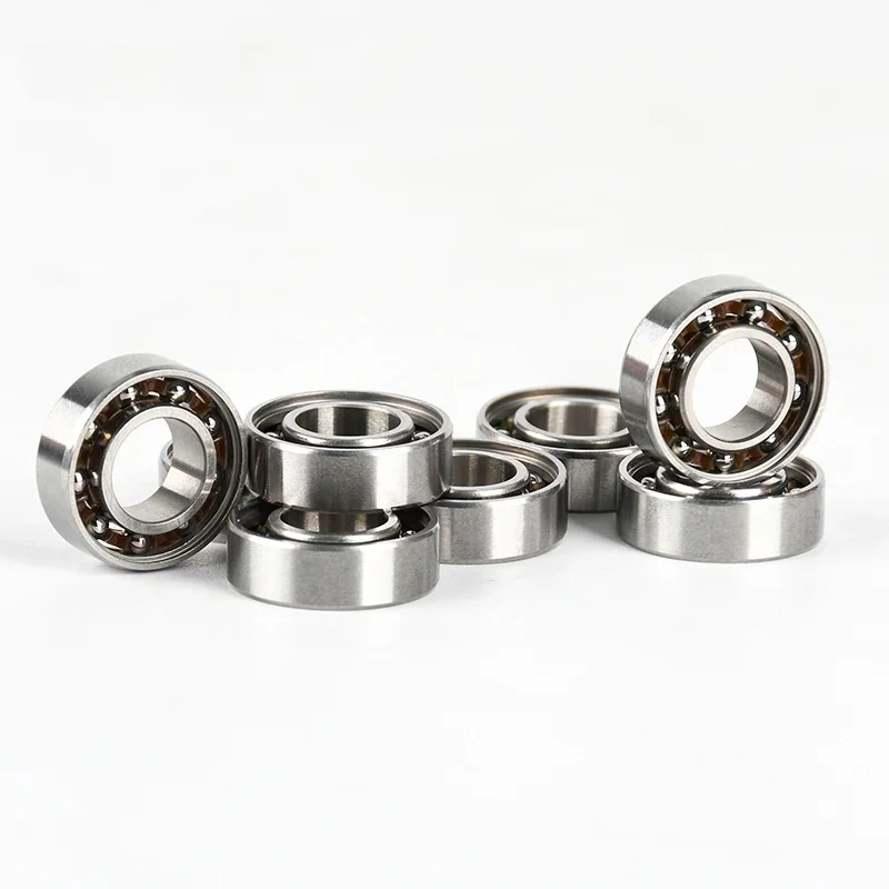100 Stück Nylon-Käfig 688 Offene Miniatur-Kugellager 8x16x5mm Hochgeschwindigkeits-Drehlager für Fidget Spinner Springseil – Detail 3