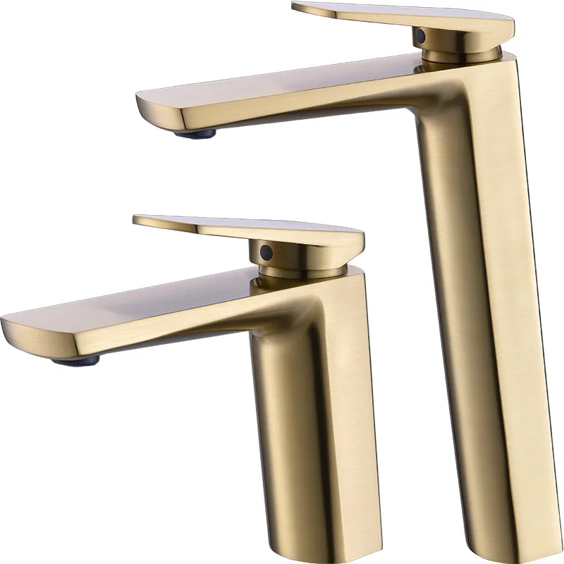 Bathroom Accessories All Copper Household Washbasin Faucet Hot and Cold