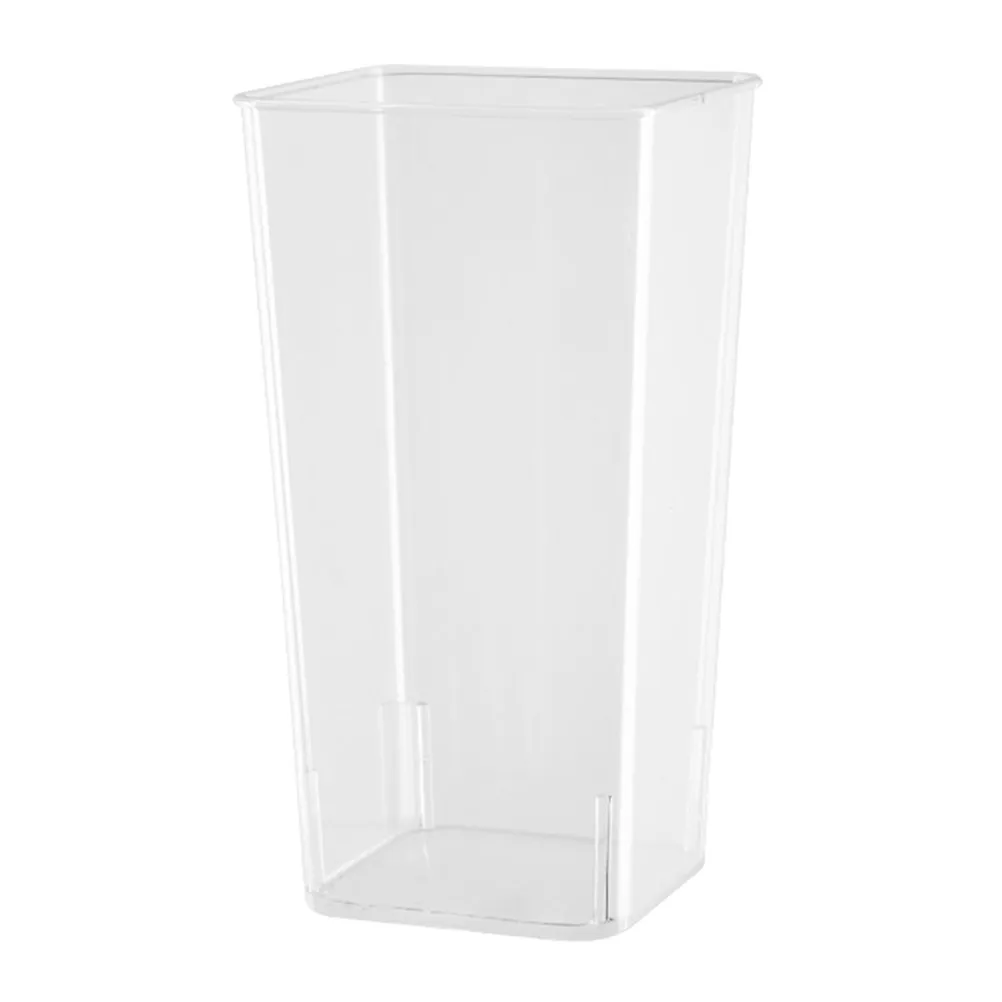 

Прозрачный акриловый вазон-ведро среднего размера для цветов, для балкона, дома, офиса, для цветочных композиций и держатель для растений