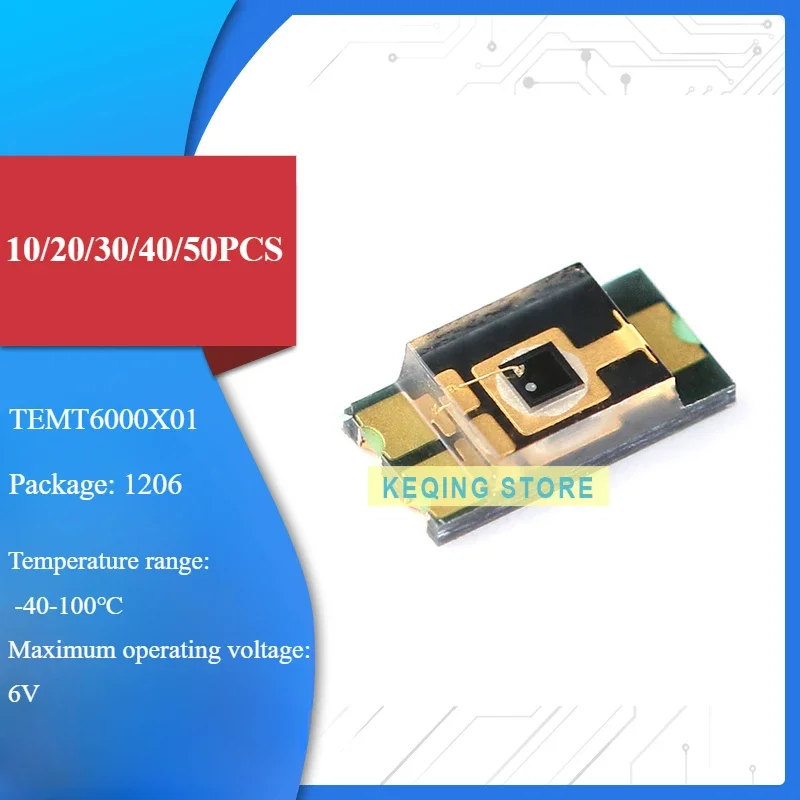TEMT6000X01 TEMT6000 Ambient Light Sensor 1206 Package