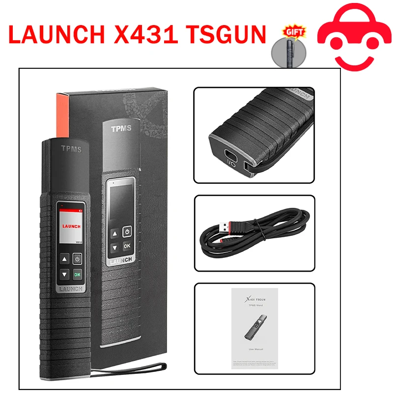 

2024 LAUNCH X431 TSGUN TPMS Tire Pressure Detector Handheld X-431 TSGUN Sensor Activator Learning Programming Car Diagnosti Tool