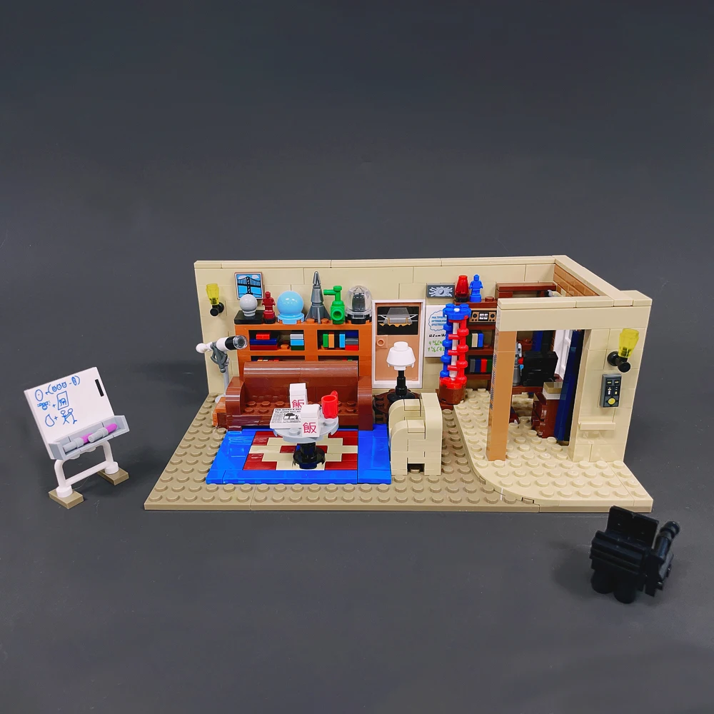 Street View Hot Sale Model Moc The Big Bang Theory Modular Building Blocks Brick Figures Children Christmas Gift Toys 484pcs