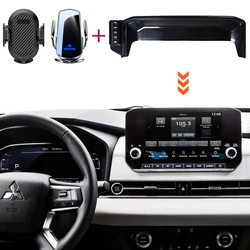 Car Phone Holder For Mitsubishi Outlander 2022 2023 2024 9